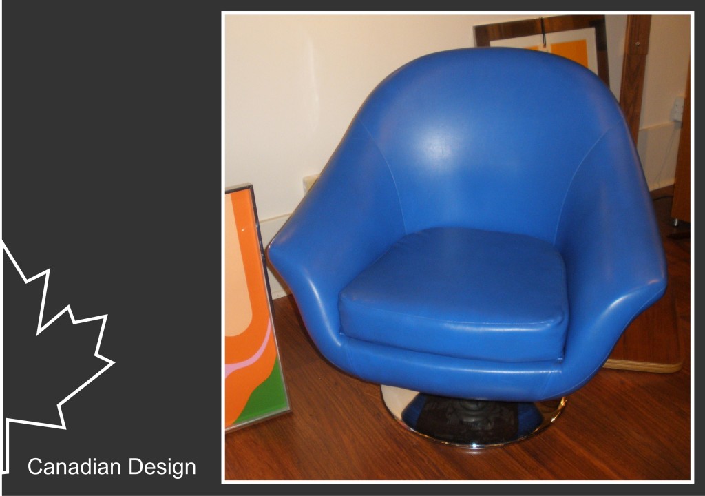 Canadian Design - Blue Chair